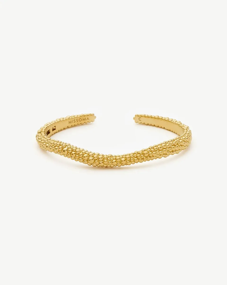 Missoma Baya Claw Cuff rannekoru kulta S