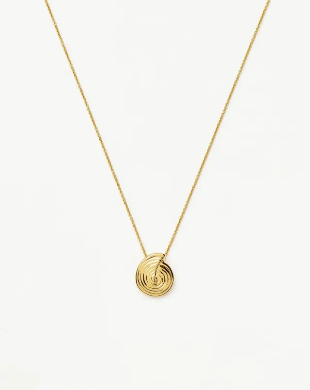 MISSOMA Spiral Mini Pendant kultakaulakoru kullattu spiraaliriipus