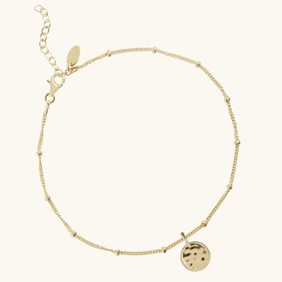Muru Jewellery Sun nilkkakoru kulta mini