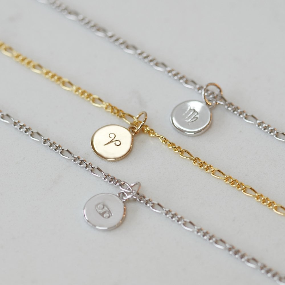 Muru Zodiac Figaro nilkkakoru kulta Oinas kaiverrus