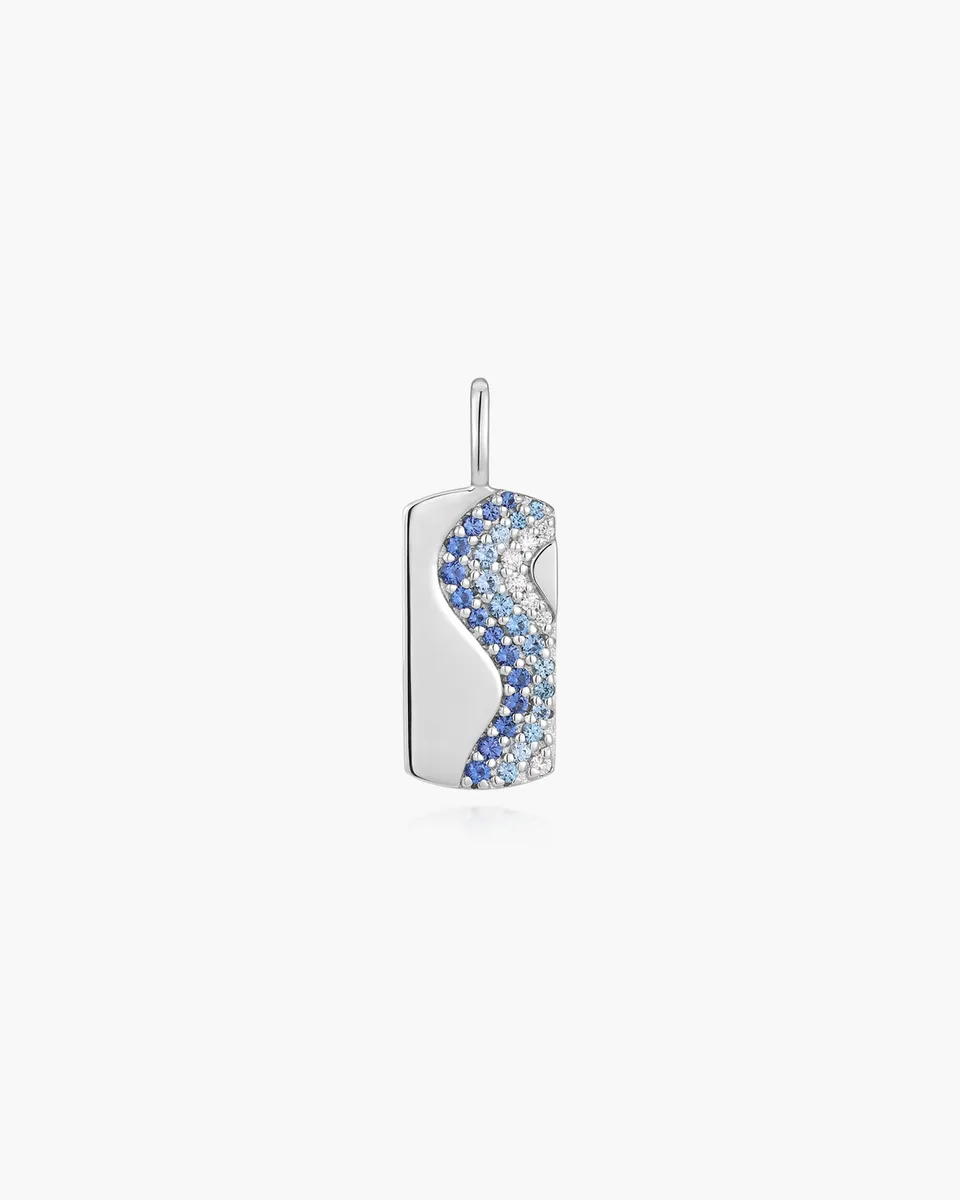 Ania Haie Pop Wave Blue hela hopea sininen zirkonia