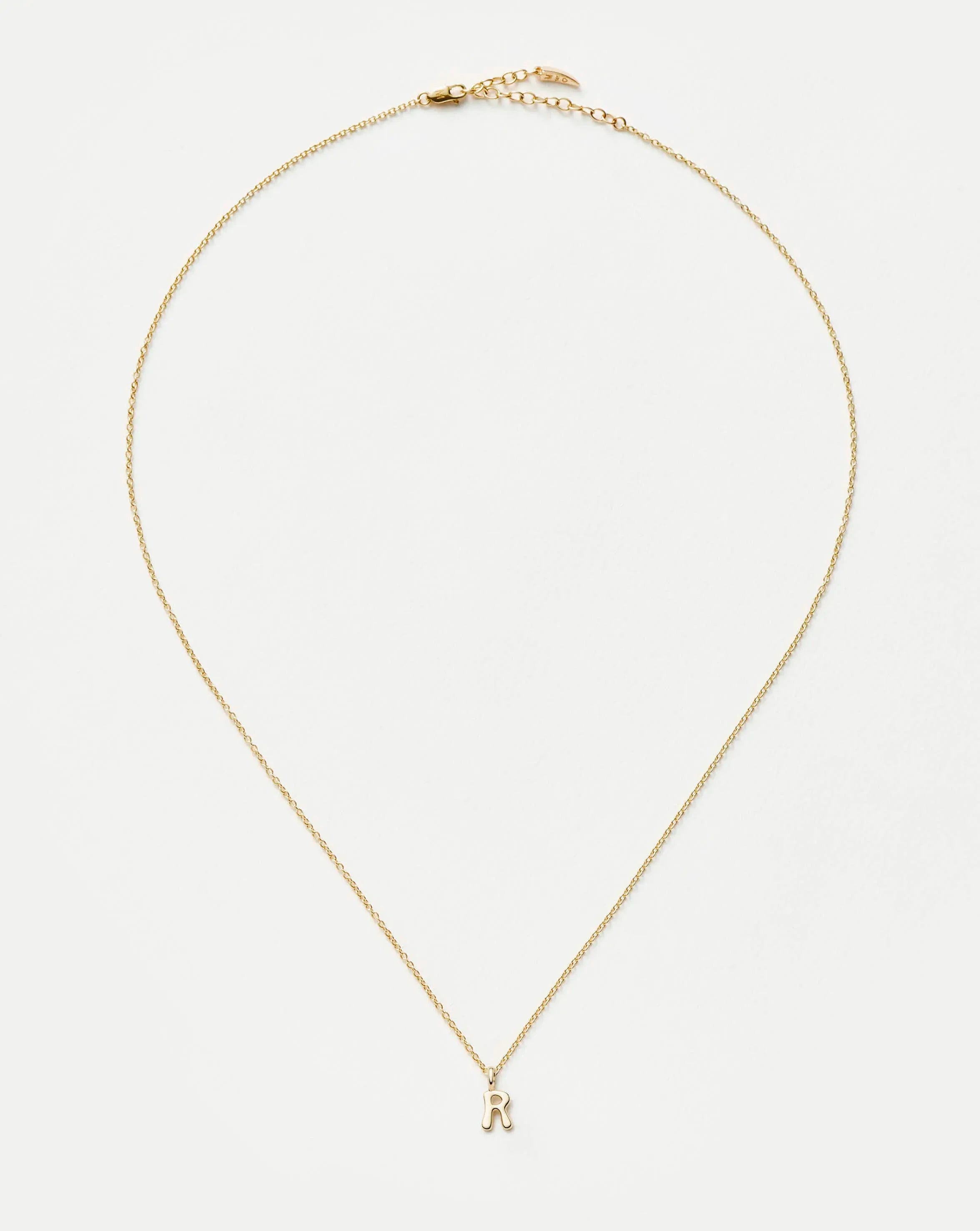 MISSOMA Initial Mini Pendant kaulakoru R 14k kulta
