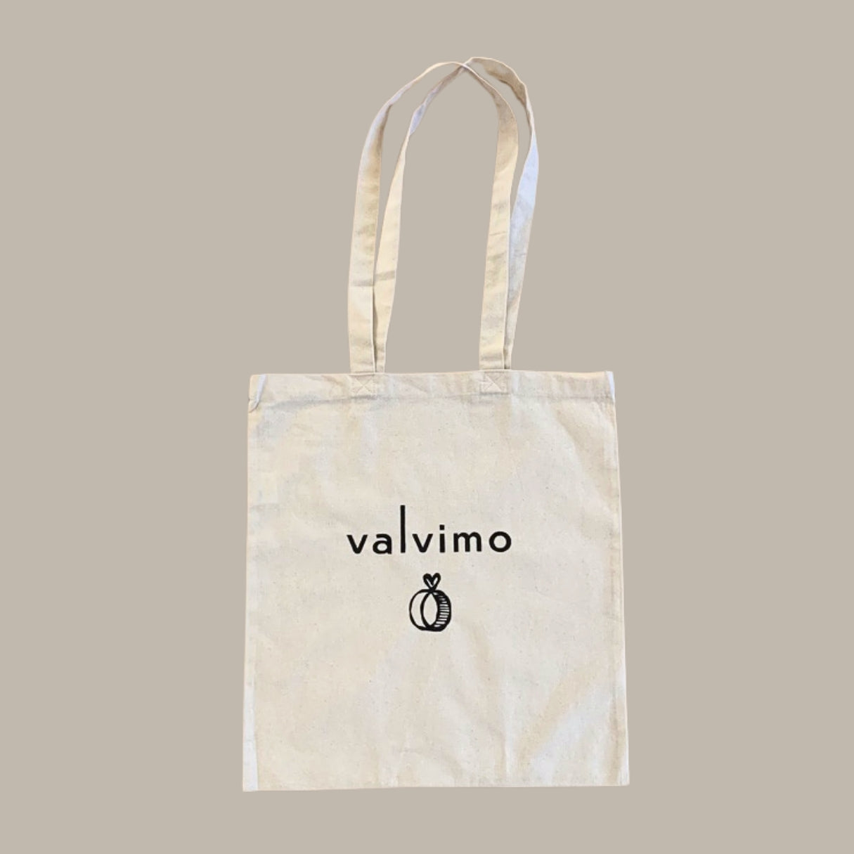 Valvimo kangaskassi puuvilla 38x41 cm