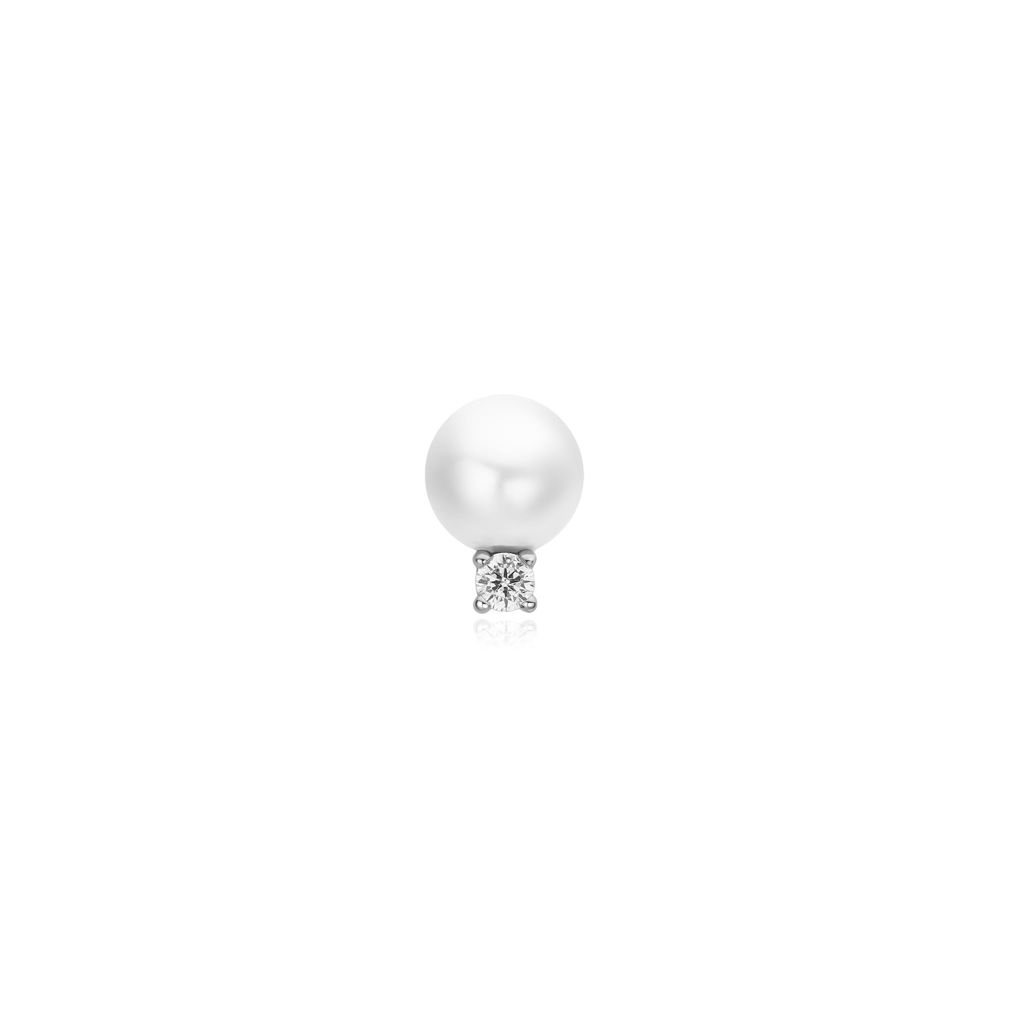 Ania Haie Ear Edit Shell Pearl barbell-korvakoru hopea