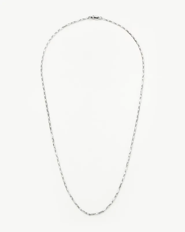 MISSOMA Interlocking Link kaulakoru sterlinghopea 60 cm