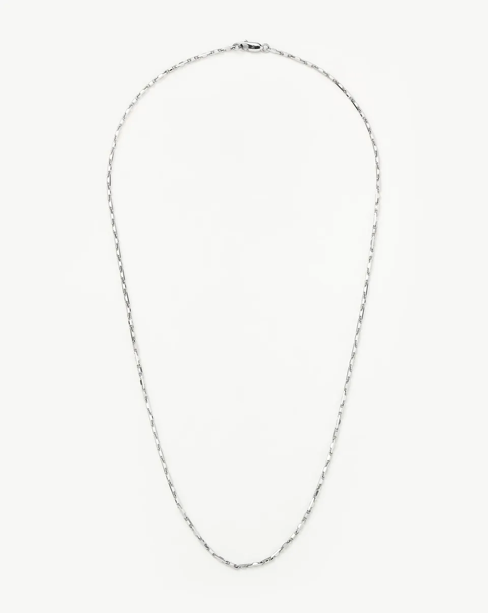 MISSOMA Interlocking Link kaulakoru sterlinghopea 60 cm
