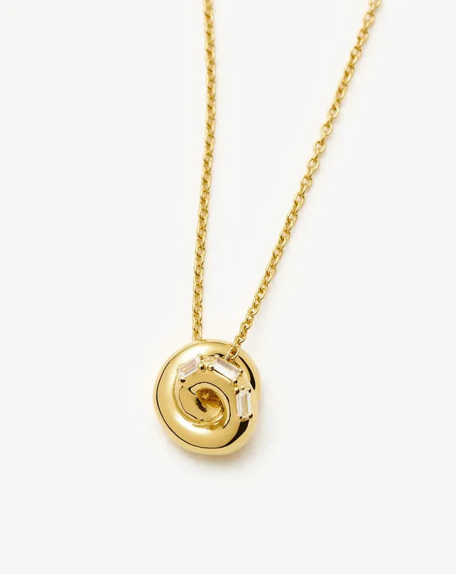 Missoma Lucy Williams Pavé Knot kaulakoru kullattu zirkonia