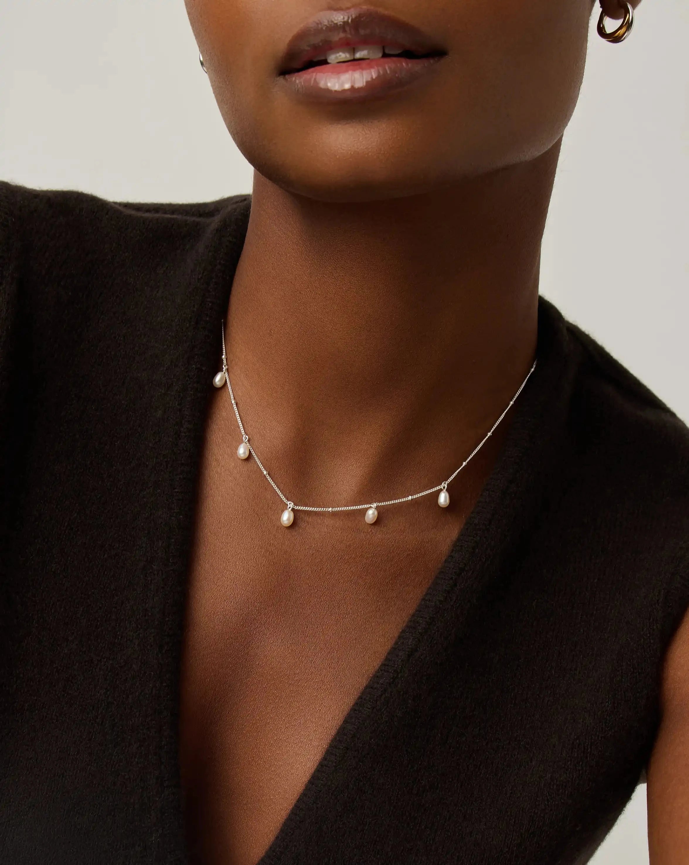 Missoma Baya Baroque Chain Choker kaulakoru helmi