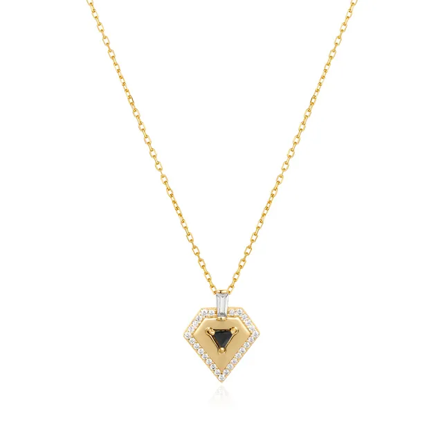 Ania Haie Sunshine Chaser Geometric kaulakoru kulta zirkonia