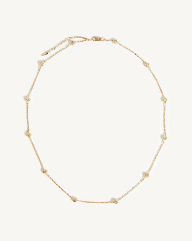Missoma Bobble Chain kaulakoru 14k kulta 45 cm