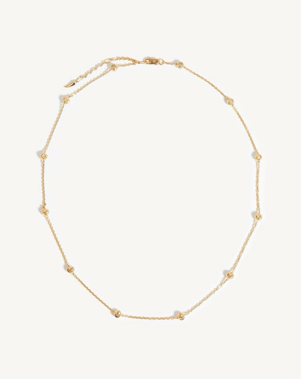 Missoma Bobble Chain kaulakoru 14k kulta 45 cm