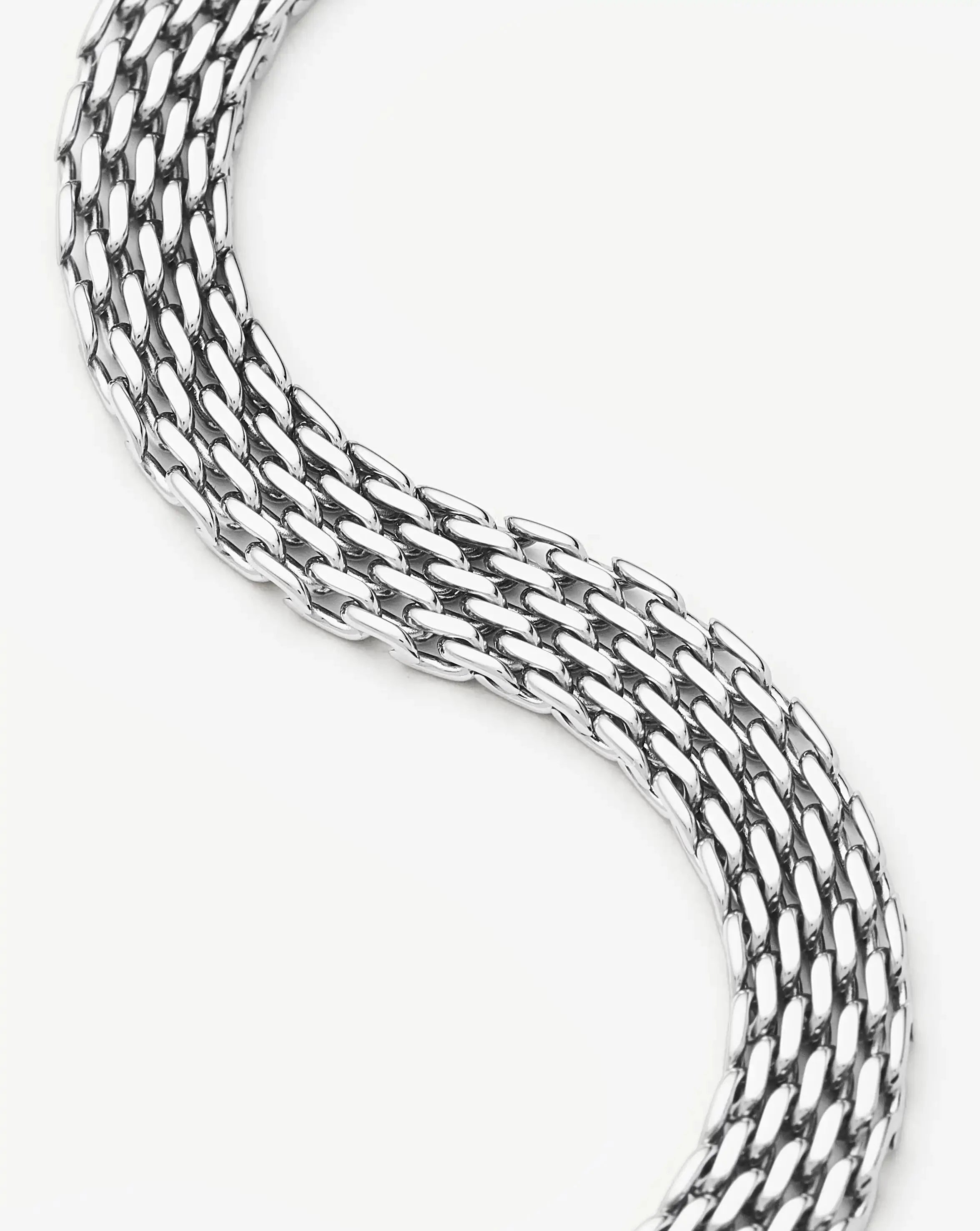 Missoma Heirloom Chain rannekoru platina vedenkestävä