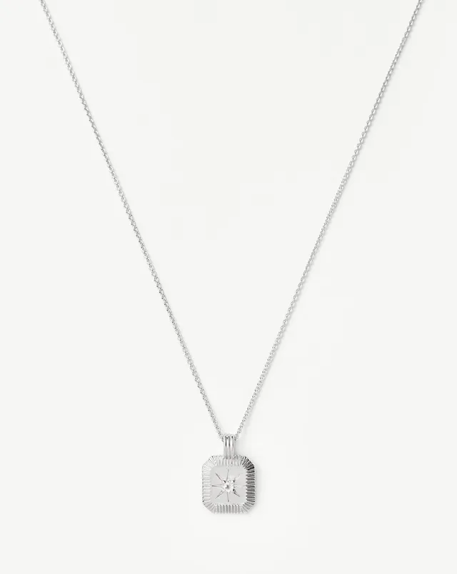 MISSOMA April Birthstone kaulakoru Crystal sterlinghopea