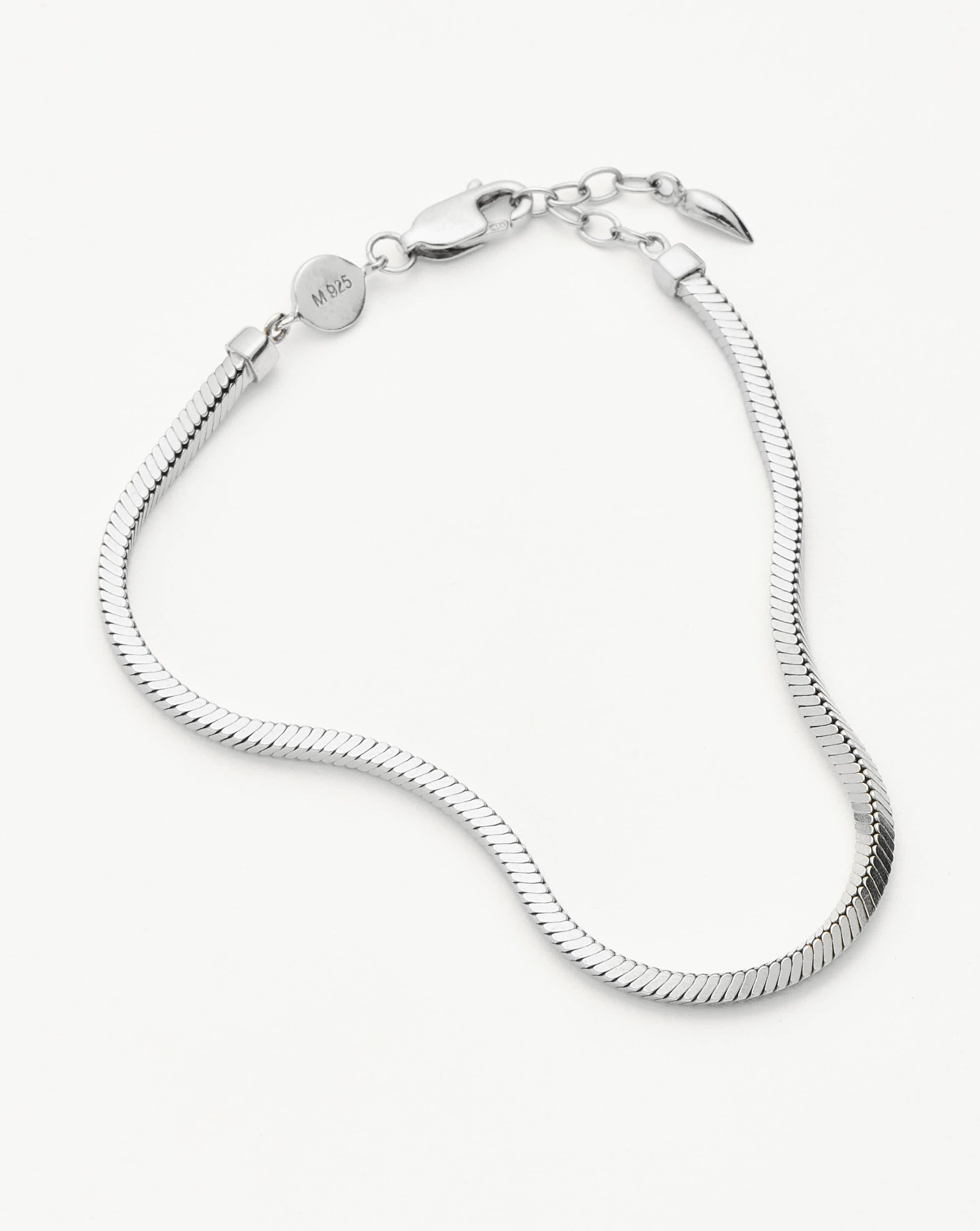 Missoma Lucy Williams Square Snake rannekoru hopea 18,5 cm