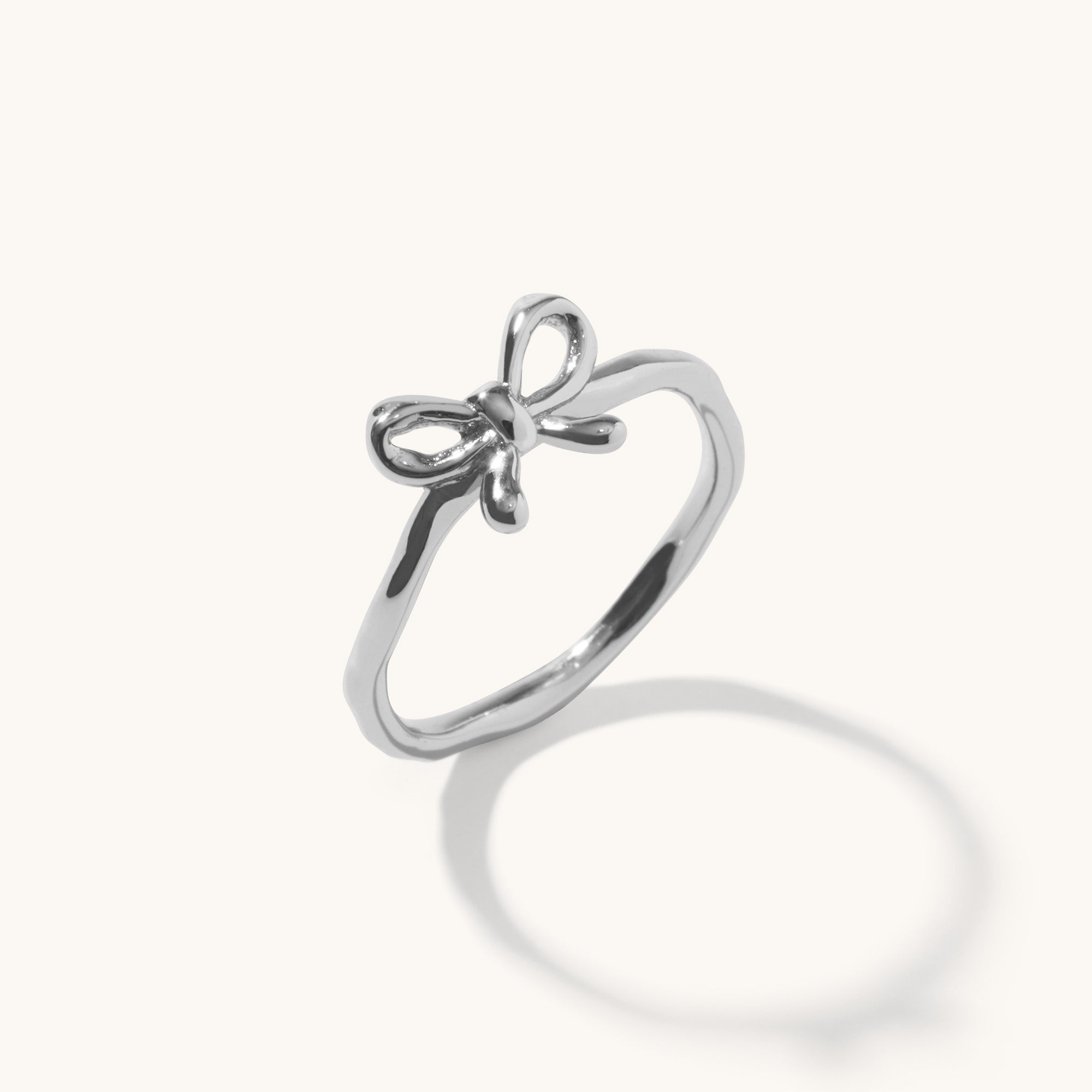 Muru Bow sormus hopea rusetti L