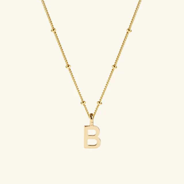 Muru Jewellery Little Love Letters kaulakoru kulta palloketju