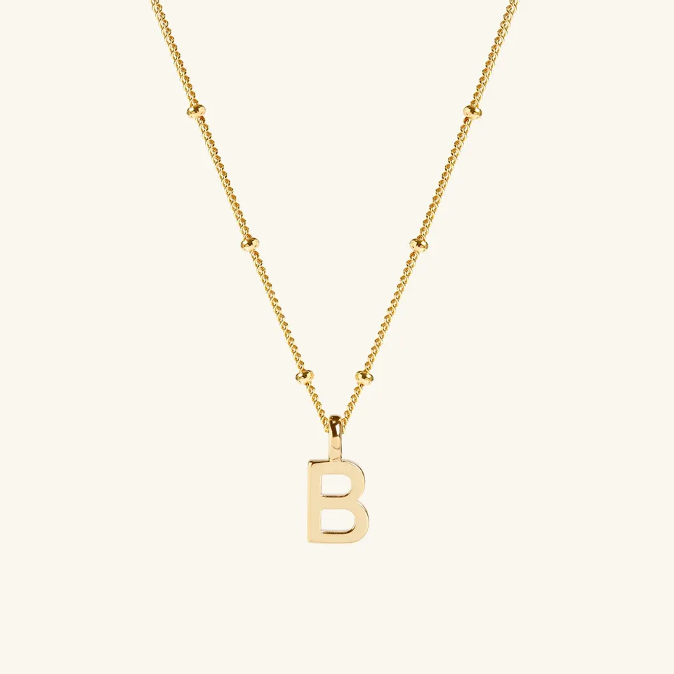 Muru Jewellery Little Love Letters kaulakoru kulta palloketju