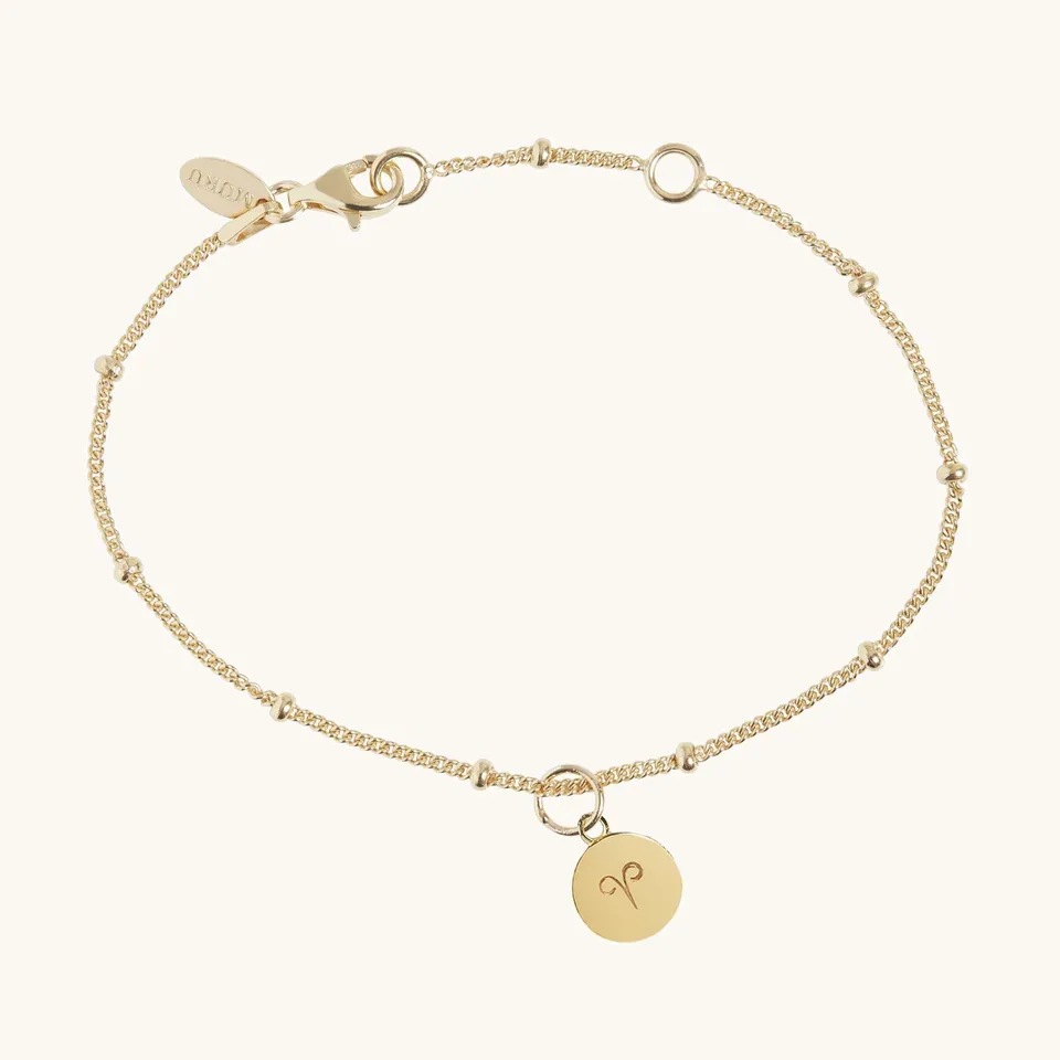 Muru Jewellery Zodiac rannekoru kulta kaiverrus