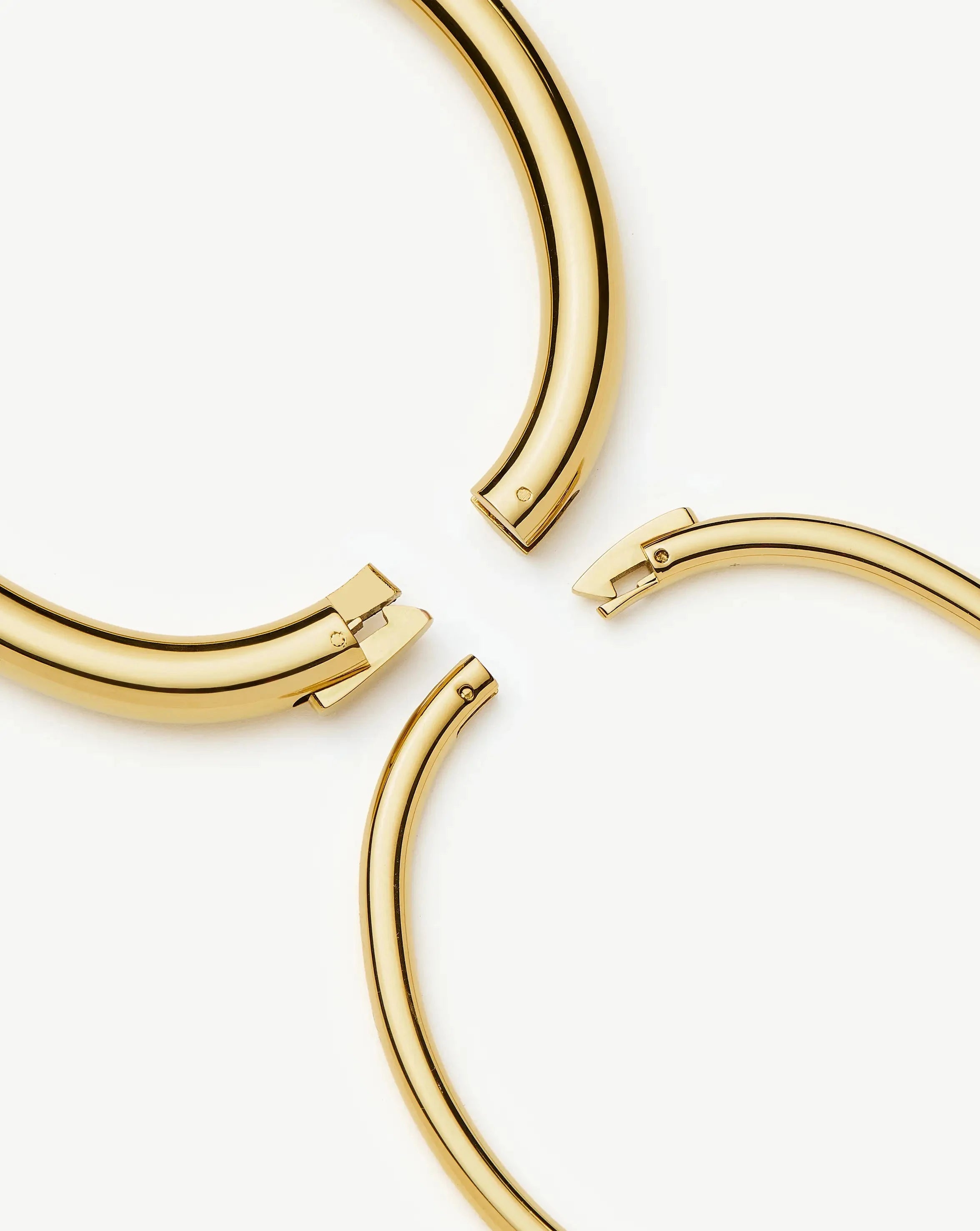 Missoma Chunky Bangle rannekorusetti kulta 2 kpl
