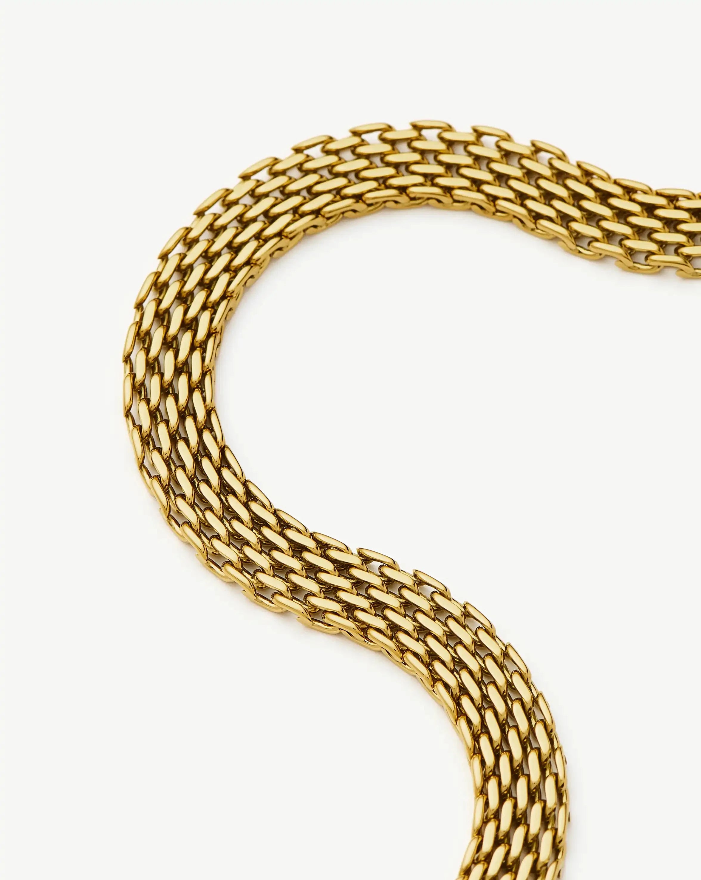 Missoma Heirloom Chain Choker kaulakoru kulta 42 cm vedenkestävä