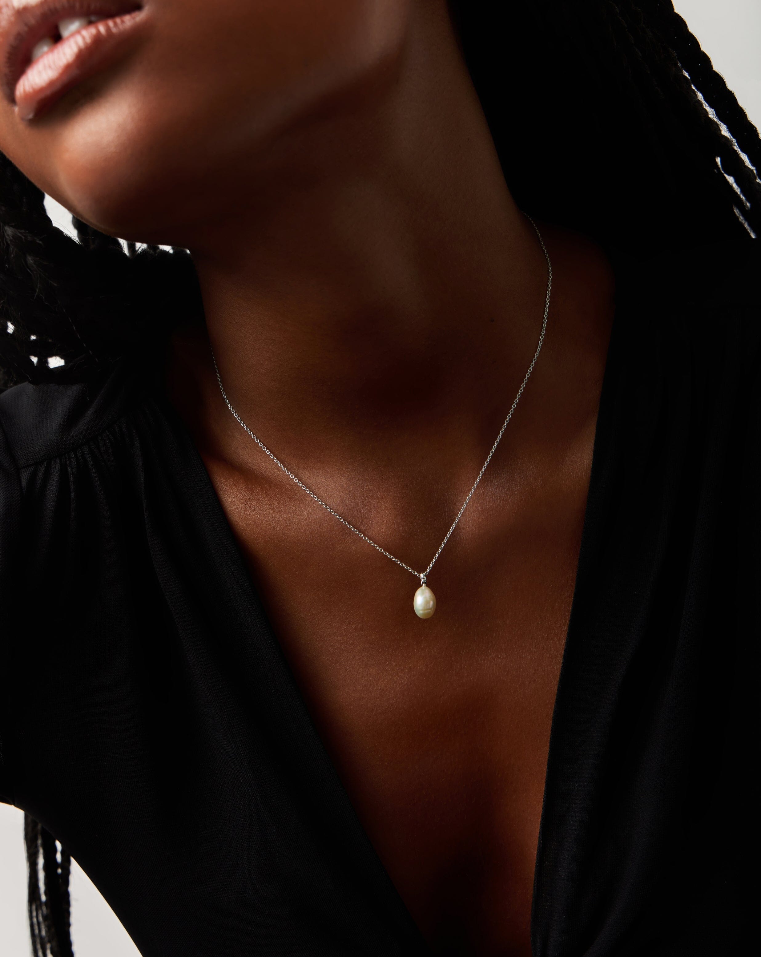MISSOMA Baroque Pearl kaulakoru 14k valkokulta helmi