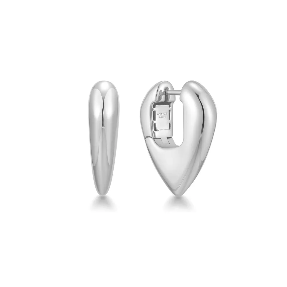 Ania Haie Trailblazer Puffy Shield rengaskorvakorut hopea 22 mm
