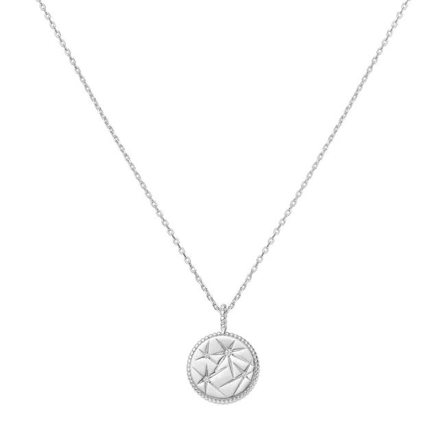 Ania Haie Miss Dainty Starry Charm laatta kaulakoru hopea