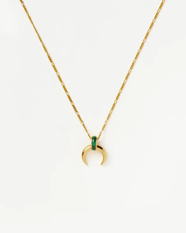 MISSOMA Lucy Williams Malachite Horn kaulakoru 50 cm