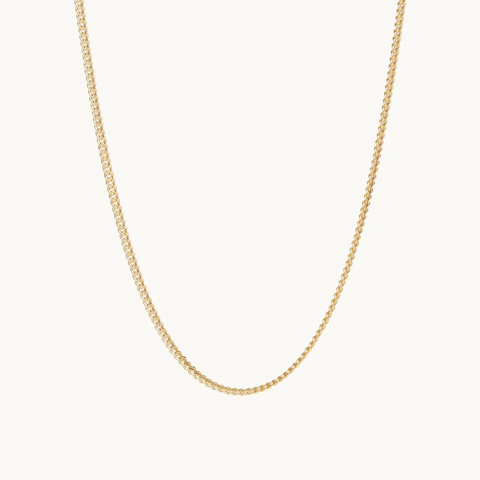 Muru Curb Chain kaulakoru kulta 18"