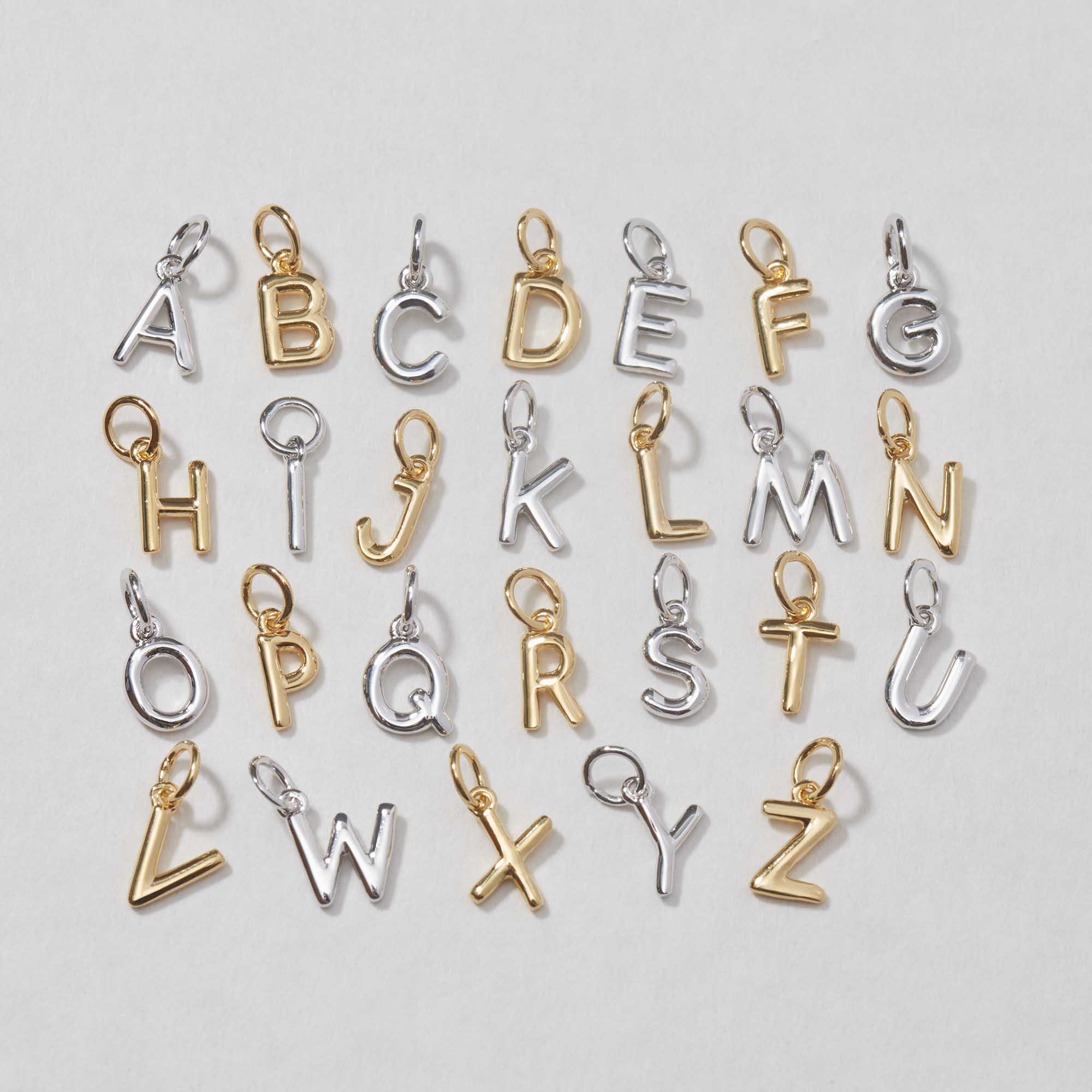 Muru Jewellery Little Letter kaulakorusetti kulta