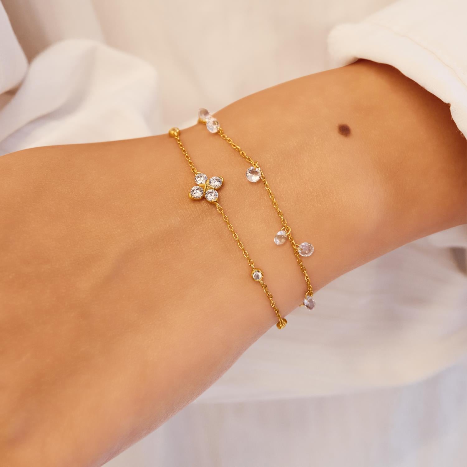 Ania Haie Starlit Drops Lucky Clover rannekoru kulta