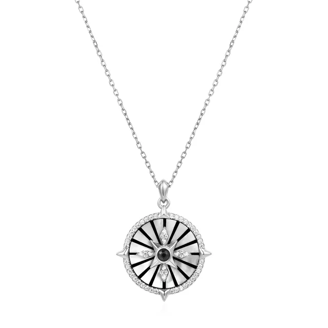 Ania Haie Dusk Divas Astrolabe kaulakoru hopea 480mm