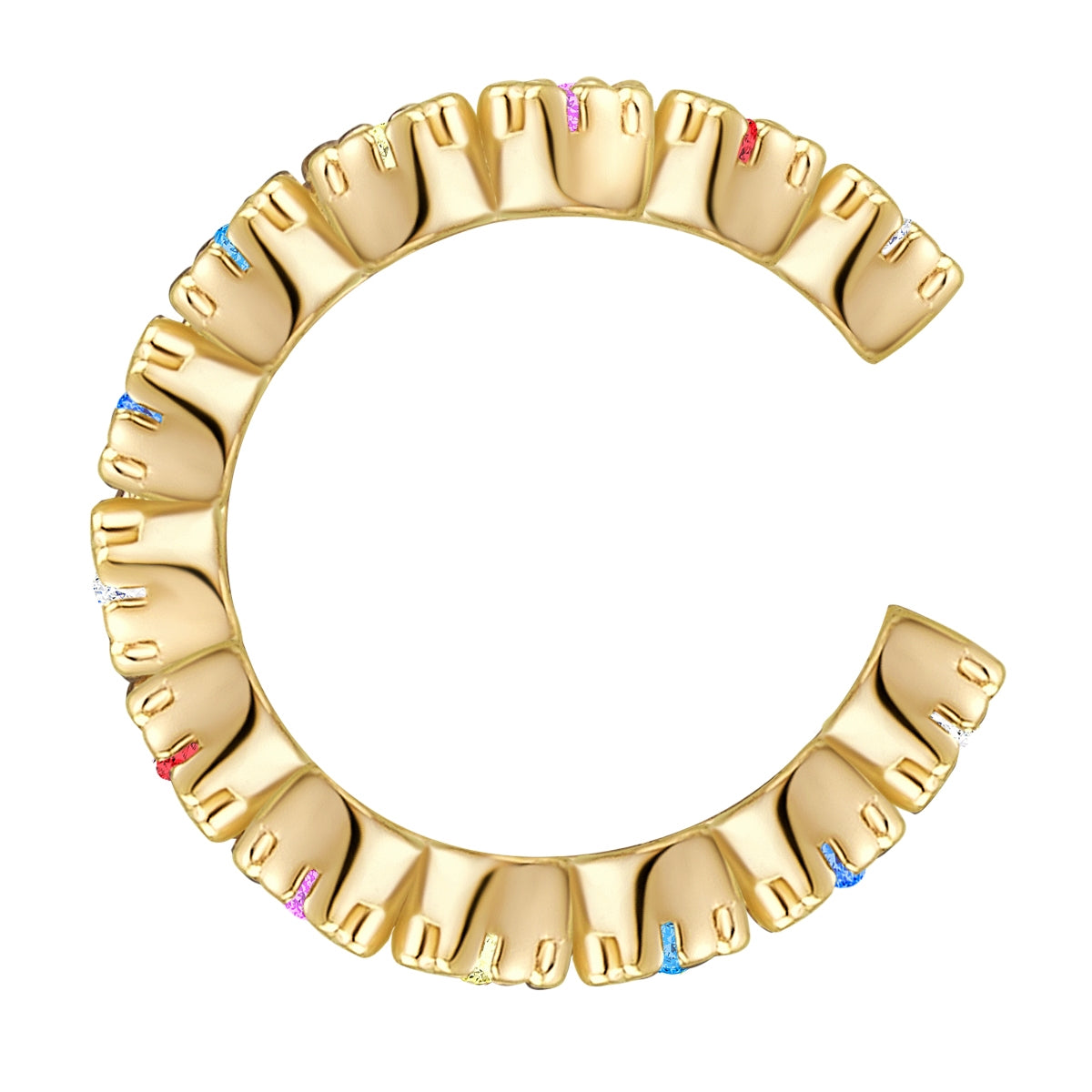 Glanzstücke München Ear cuff Zirkonia korvaklipsi kulta