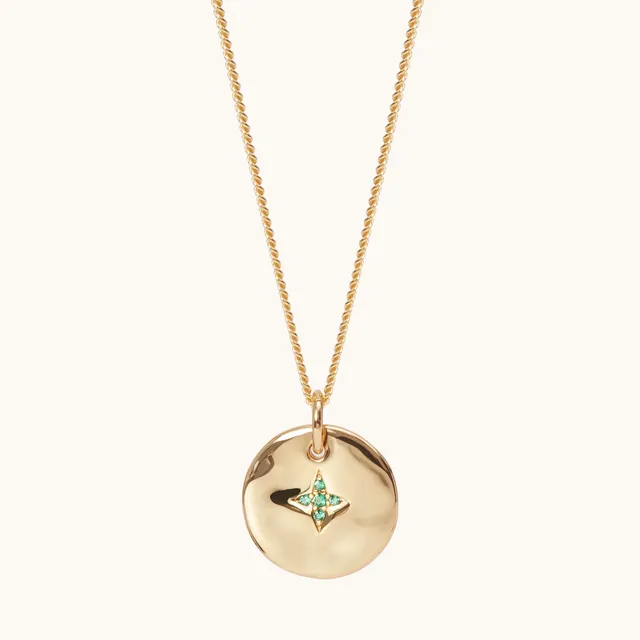 Muru Jewellery May syntymäkivikaulakoru kulta 45 cm