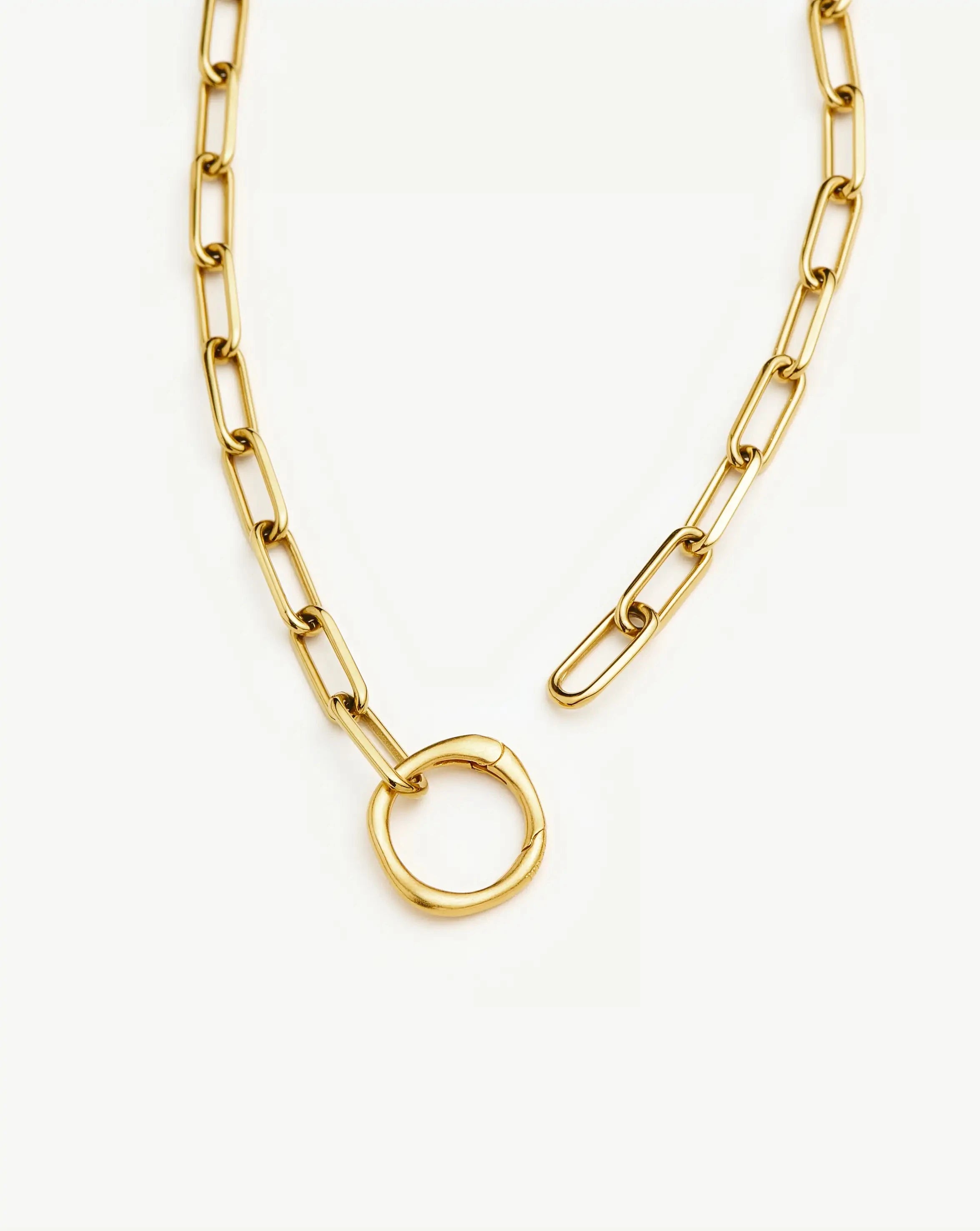 Missoma Harris Reed Interlinked Chain kaulakoru kullattu 50 cm