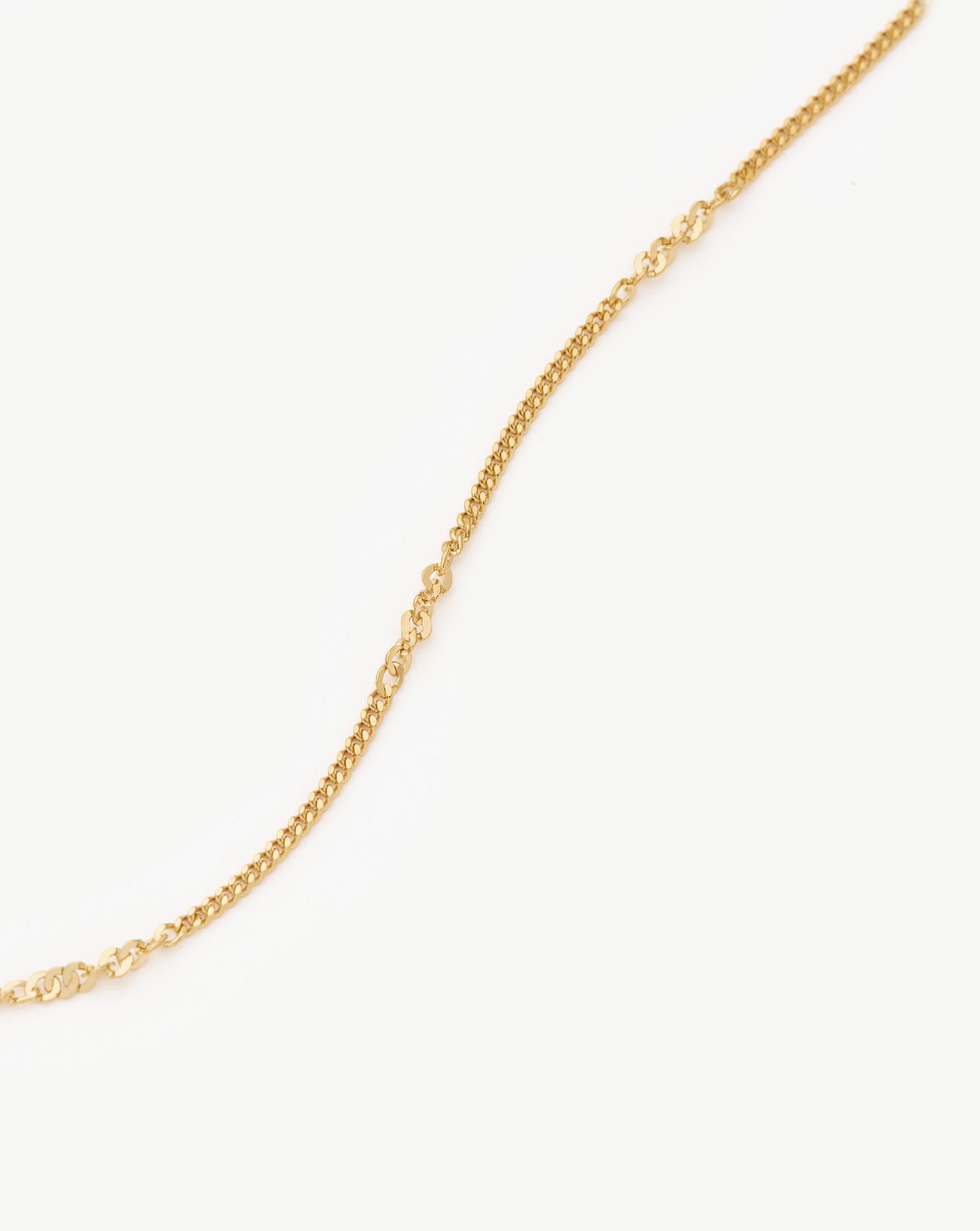 Missoma Twisted Curb Chain choker kaulakoru 14k kulta 42 cm