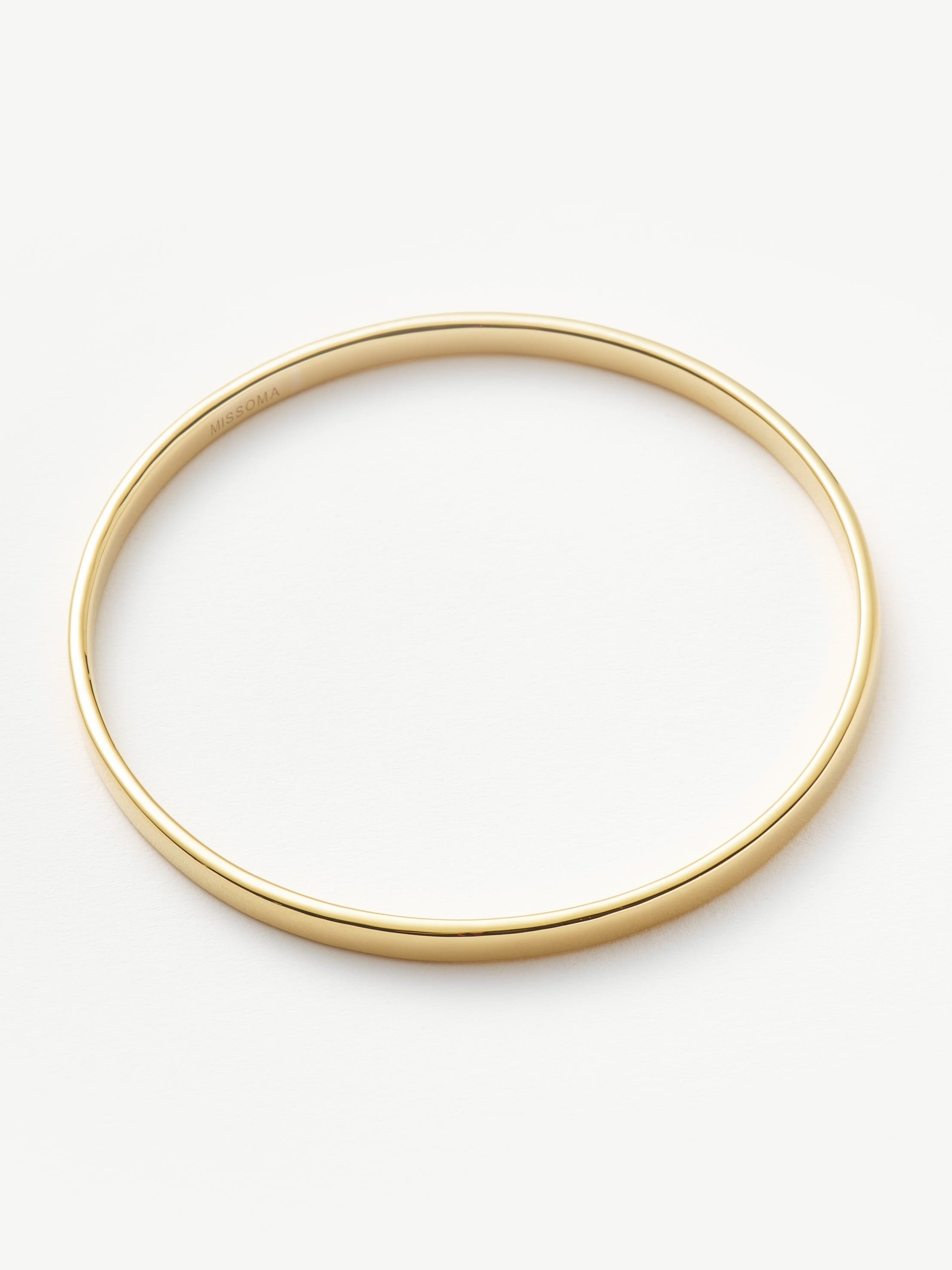 Missoma Classic Round rannerengas kulta S/M 20,1 cm