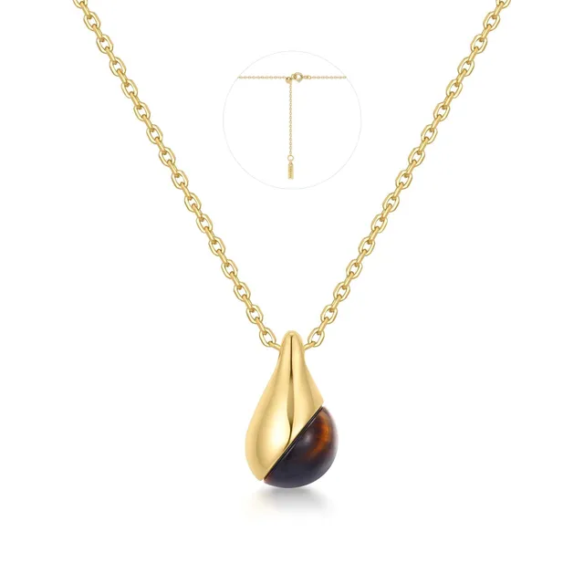 Ania Haie Lady Cozy Tiger Eye Droplet kaulakoru 580mm tiikerinsilmä