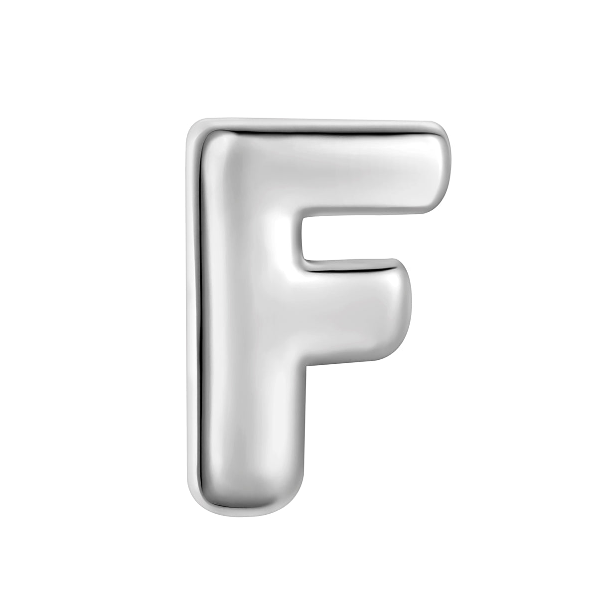 Glanzstücke München Buchstabe F piercing F-kirjain sterlinghopea