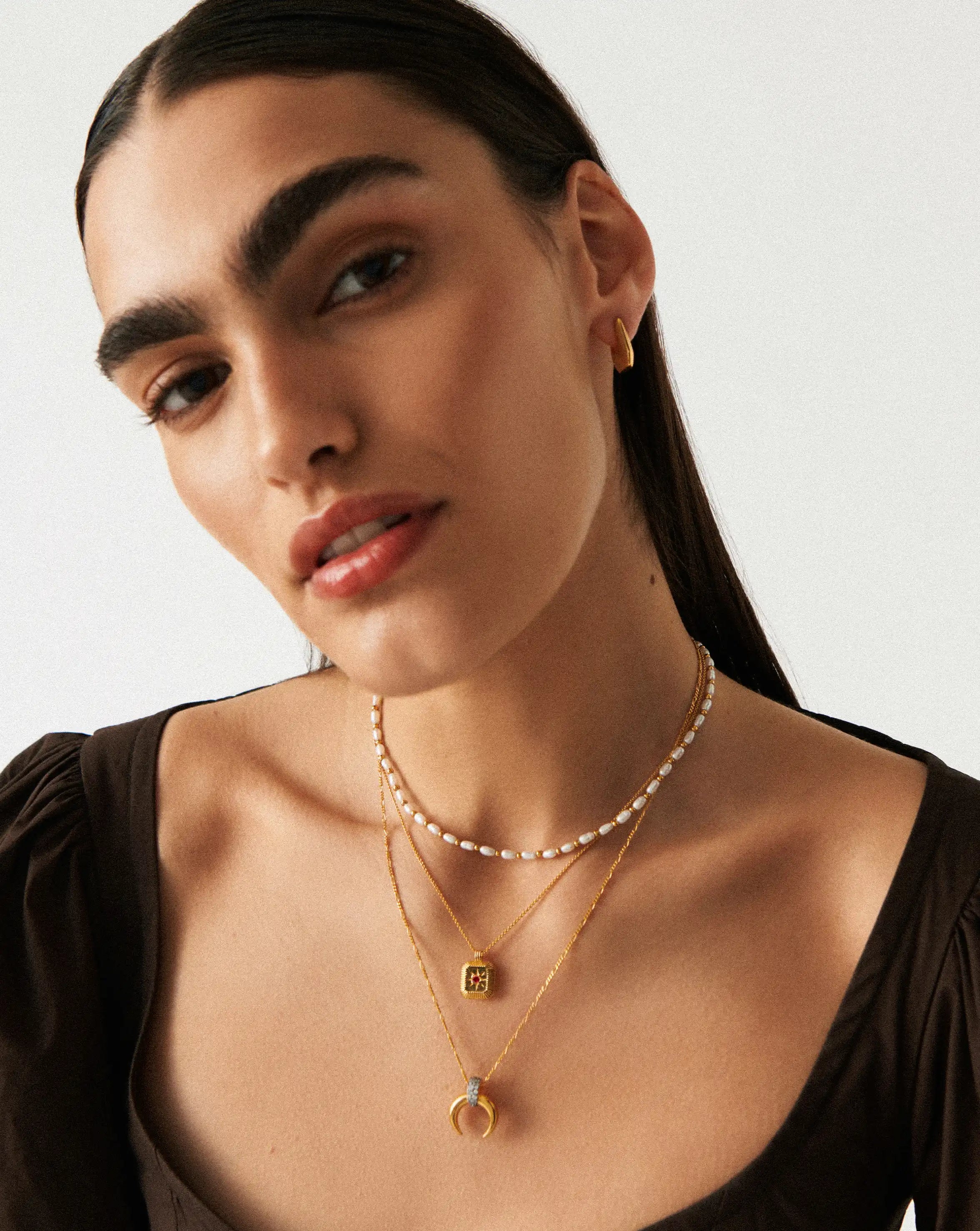 Missoma July Birthstone kaulakoru rubiini kulta