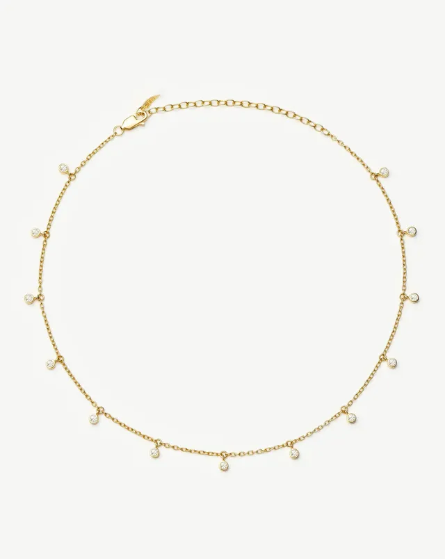 MISSOMA Interstellar Drop choker kaulakoru kultavermeil