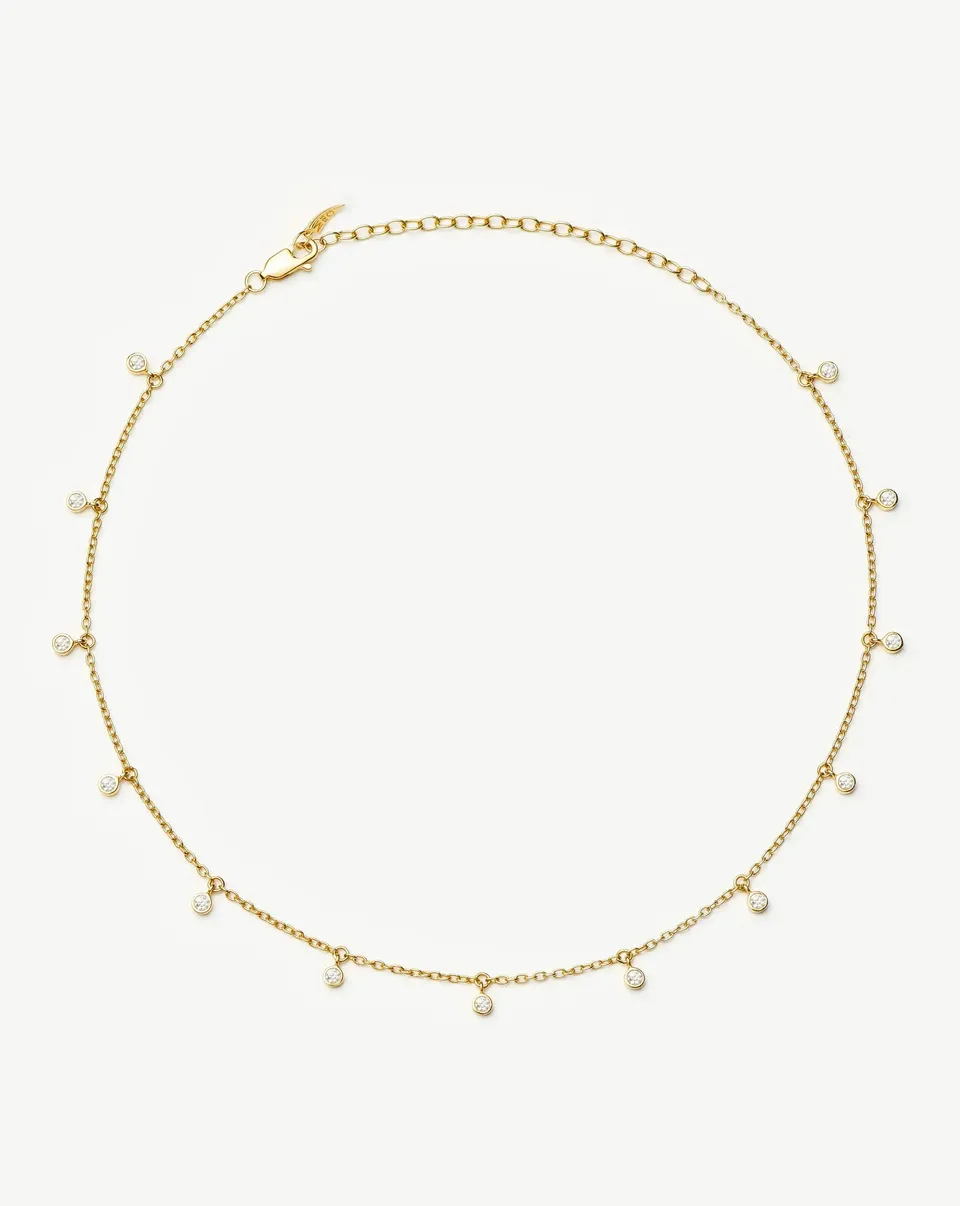 MISSOMA Interstellar Drop choker kaulakoru kultavermeil