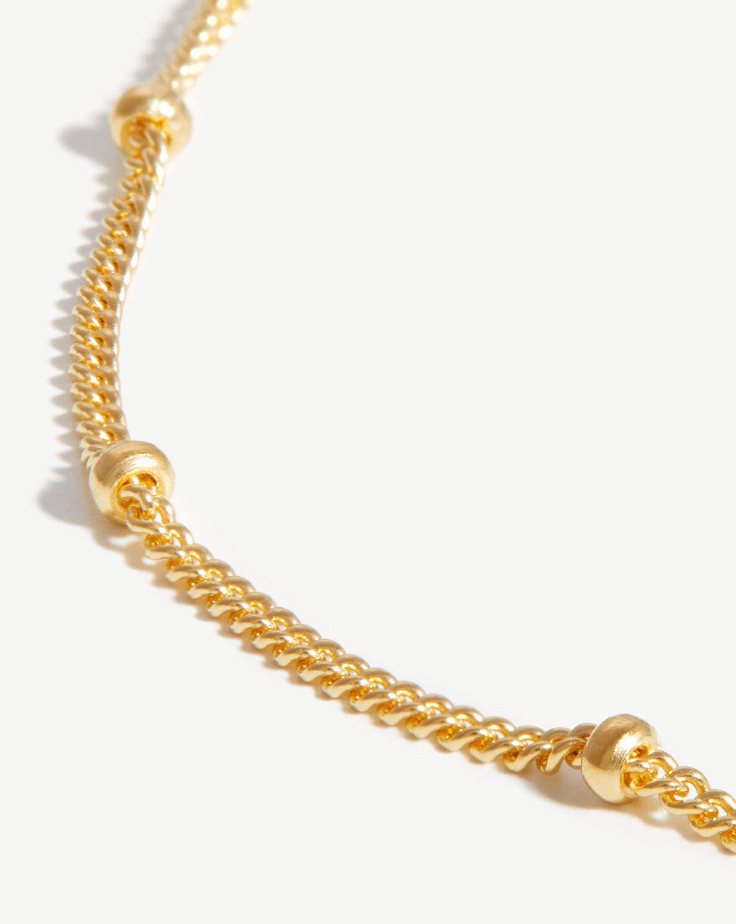 MISSOMA Bobble Chain kaulakoru pitkä kulta vermeil