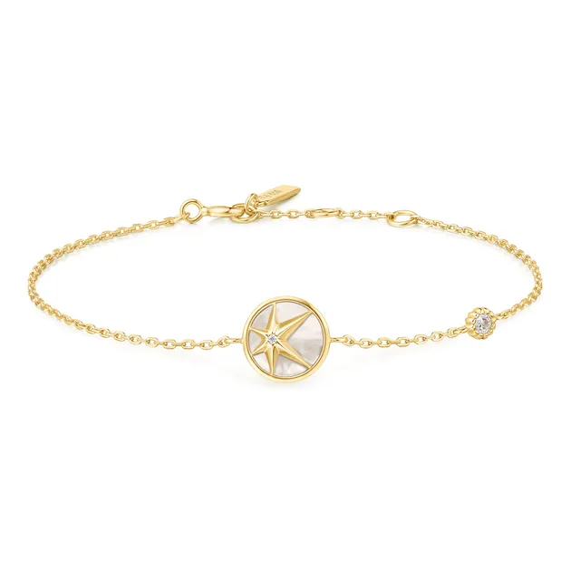 Ania Haie Miss Dainty Gold Star rannekoru kulta helmi