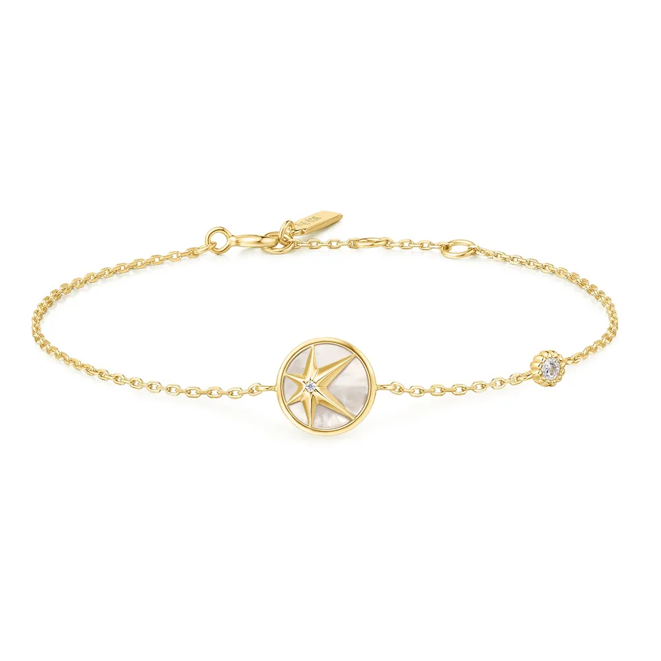 Ania Haie Miss Dainty Gold Star rannekoru kulta helmi