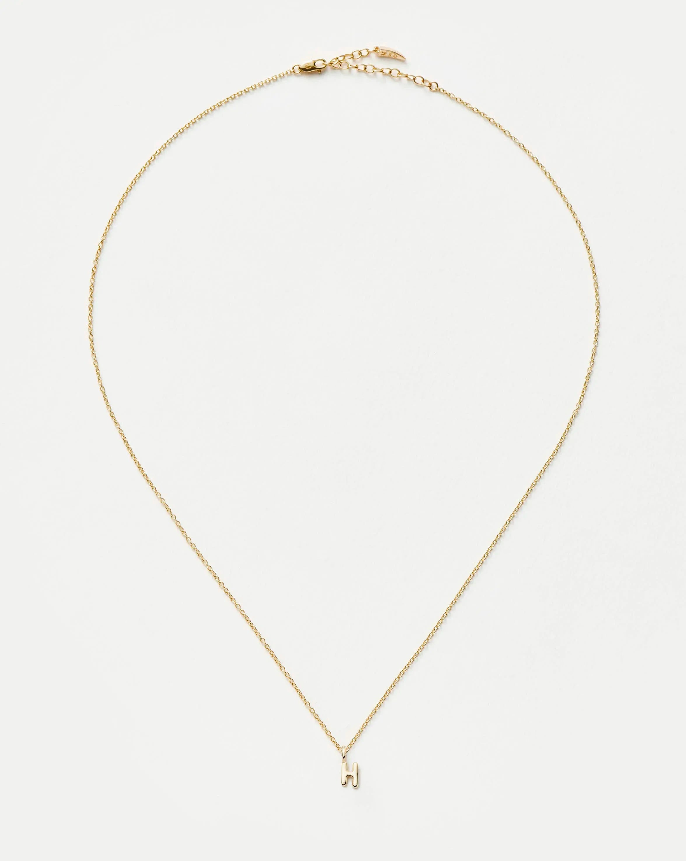 Missoma Initial Mini kaulakoru kulta 14ct H