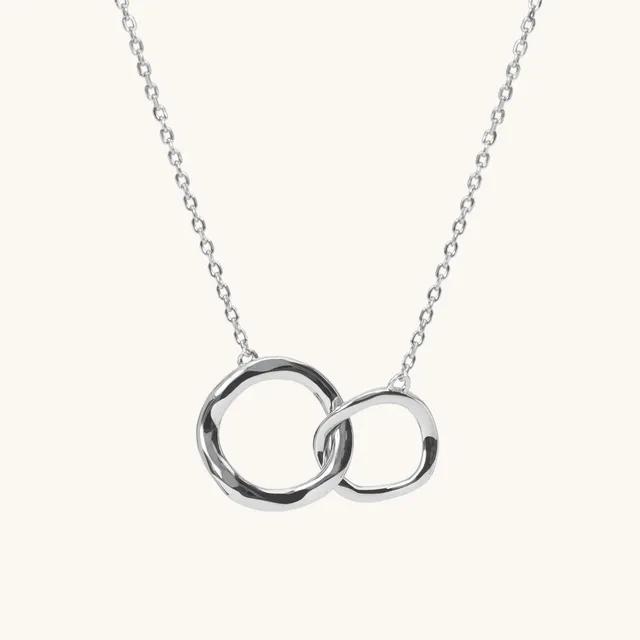 Muru Jewellery Connected kaulakoru hopea lenkkiketju