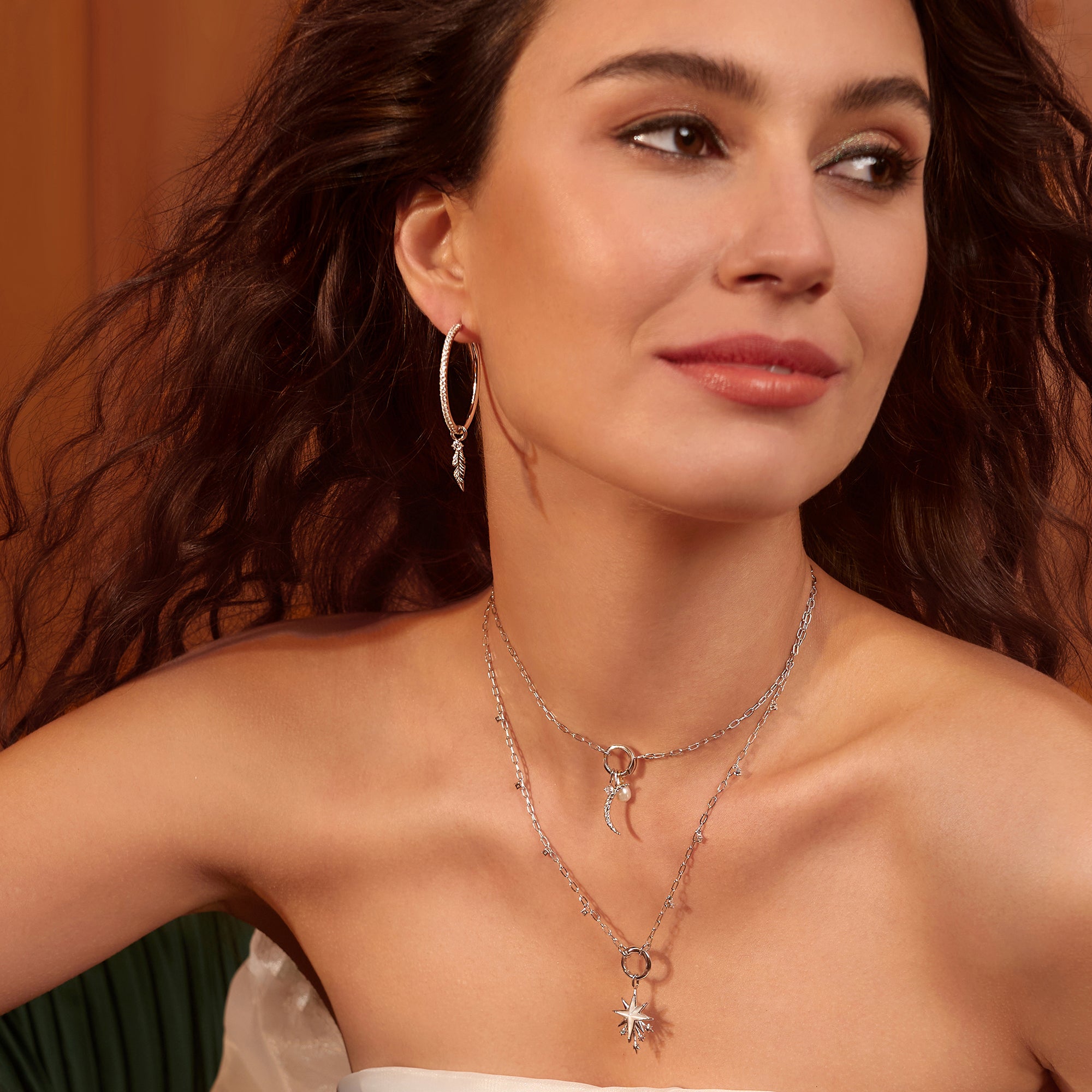 Ania Haie Pop Charms Feather charm hopea