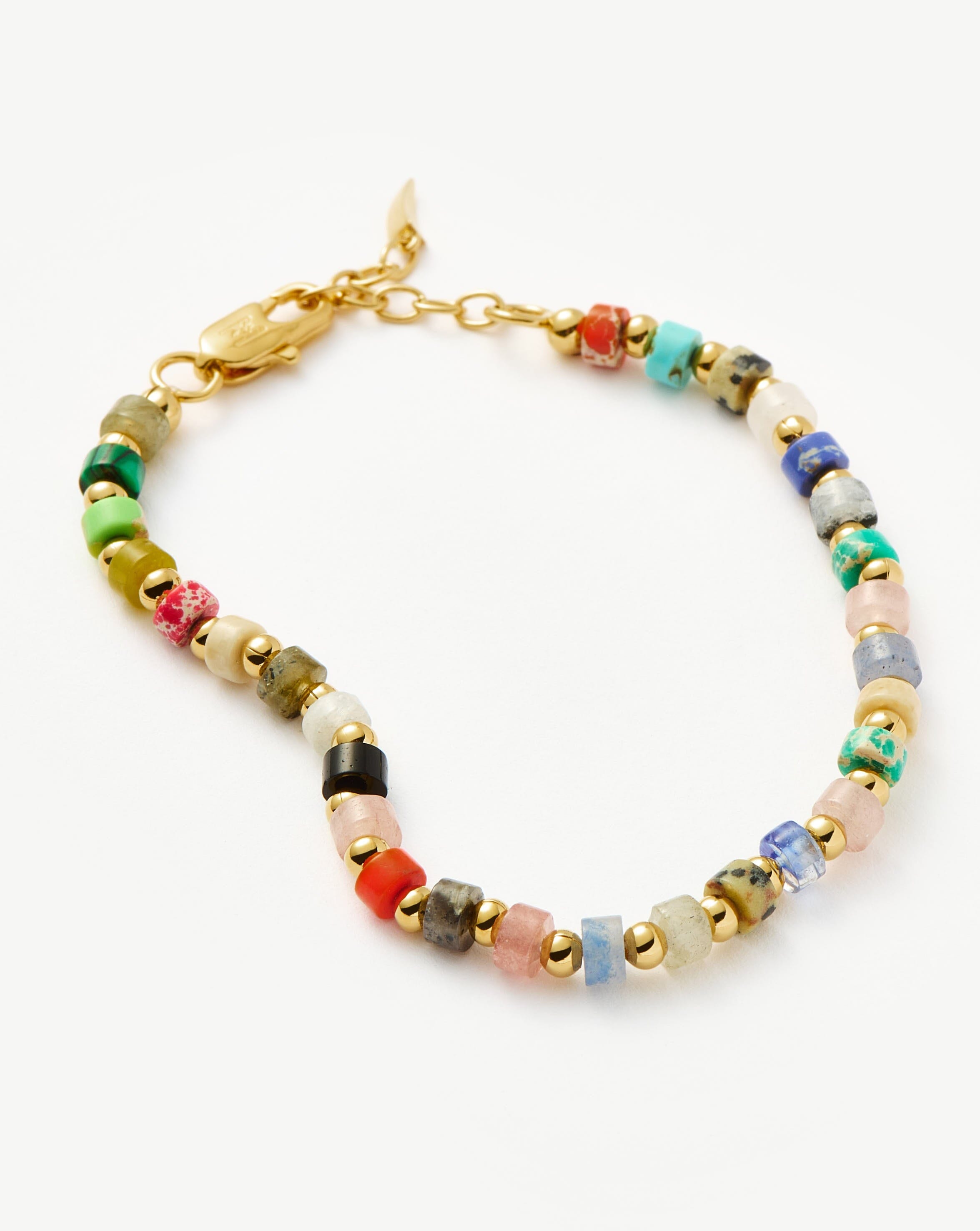MISSOMA Beaded Multi Beaded rannekoru 18ct kulta kirjava S/M