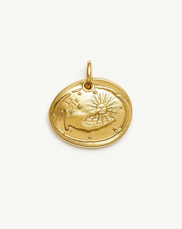 Missoma Fortune Talisman riipus kullattu kaiverrettava